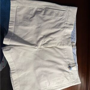 J. Crew White and Blue Striped Shorts